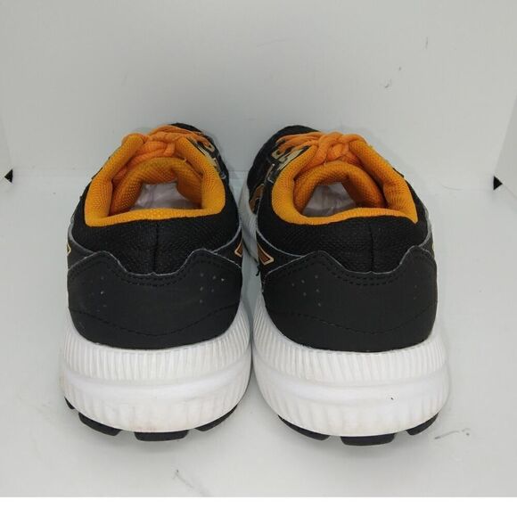 Asics Womens Pre-owned Black & Orange Running Sneakers - sz. 6 - Picture 4 of 6